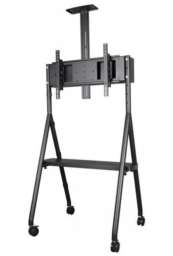 Кронштейн для телевизора NEOMOUNTS BY NEWSTAR  NEWSTAR MOBILE FLAT SCREEN FLOOR STAND (HEIGHT: 110 - 144 CM) 32-65" BLACK
