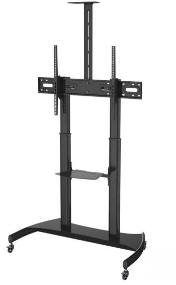 TV bracket NEOMOUNTS BY NEWSTAR  NEWSTAR MOBILE FLAT SCREEN FLOOR STAND (HEIGHT: 128-160 CM) 60-100" BLACK