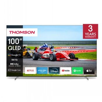 TV Thomson  THOMSON 100" QLED PRO UHD GOOGLE SMART TV