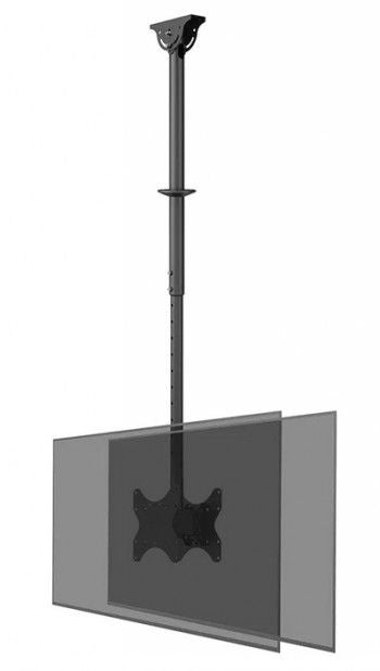 Кронштейн для телевизора NEOMOUNTS BY NEWSTAR  NEOMOUNTS BACK-TO-BACK SCREEN CEILING MOUNT (HEIGHT: 106-156 CM) BLACK