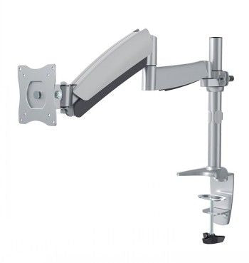 TV bracket NEOMOUNTS BY NEWSTAR  NEWSTAR FLAT SCREEN DESK MOUNT (CLAMP/GROMMET)  10-30" SILVER