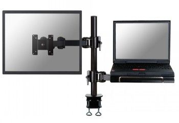 TV bracket NEOMOUNTS BY NEWSTAR  NEWSTAR FLAT SCREEN & NOTEBOOK DESK MOUNT (CLAMP)  10-27" BLACK