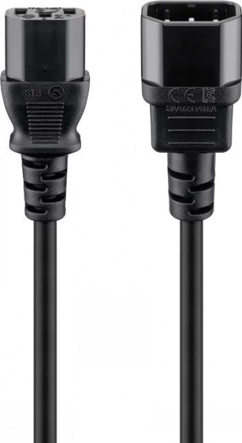 Cable Goobay  GOOBAY VIRTAJATKOJOHTO, 2M, C13- C14