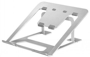 Other Computer Accessory NEOMOUNTS BY NEWSTAR  NEWSTAR NOTEBOOK DESK STAND SILVER (ERGONOMIC)