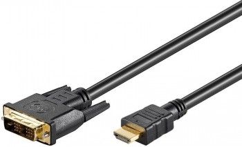 Cable Goobay  GB HDMI/DVI CABLE 2M, HDMI - DVI-D SINGLE-LINK (18+1 PIN), G