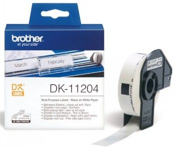 Expendable material Brother  BROTHER DK11204 MULTI PURPOSE LABELS