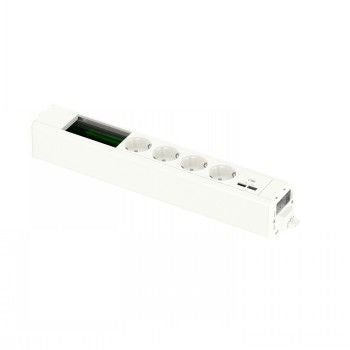 Serveri kaablid Schneider Electric  SCHNEIDER ELECTRIC UNICA SYSTEM+ MOD.UNIT 4XSCH+USBA/C+DATA WHITE