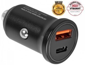 Adapter AVACOM  AVACOM 36W CARPRO 2 CAR CHARGER WITH POWER DELIVERY