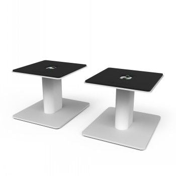 TV bracket KANTO AUDIO  KANTO AUDIO 6" UNIVERSAL DESKTOP SPEAKER STANDS - WHITE (PAIR)