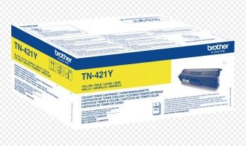 Printer accessories Brother  BROTHER TN-421Y YELLOW TONER, 1,800P