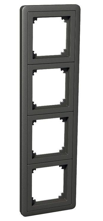 Переходник Schneider Electric  SCHNEIDER ELECTRIC EXXACT COMBI 4-GANG FRAME ANTHRACITE