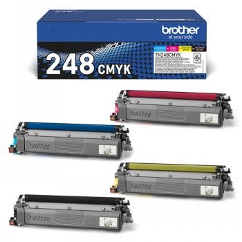 Printer accessories Brother BROTHER TN248VAL TONER PACK BLACK+CMY 1000P