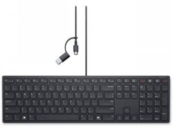 Компьютерная клавиатура Dell  DELL PRO WIRED COLLABORATION KEYBOARD - KB525C - US INTERNATIONAL (QWERTY)