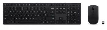 Компьютерная клавиатура Lenovo  LENOVO PROFESSIONAL WIRELESS RECHARGEABLE KEYBOARD & MOUSE AI NORDIC
