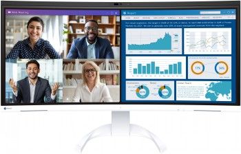 Monitorid EIZO  EIZO EV3450X 34.1" IPS 16:9 2440X1440 CURVED USB-C/94W RJ45 CAM (WHITE)