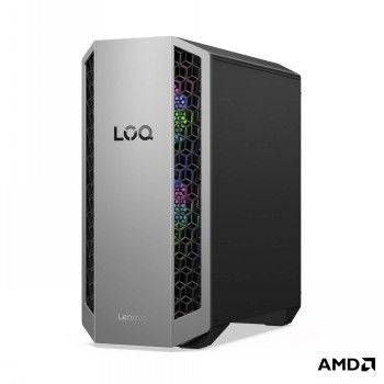 Personaalarvuti Lenovo  LENOVO LOQ TOWER RYZEN 7 8745HX/32GB/1TB SSD/AMD SOC PLATFORM/RTX5070_12GB/2X 120MM FRONT SYSTEM FAN WITH ARGB LIGHT + 120MM REAR SYSTEM FAN WITH ARGB LIGHT/W11H (LUNA GREY/ECLIPSE BLACK)