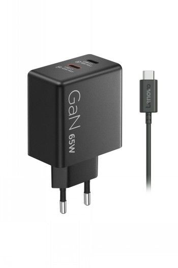 Блок питания Lenovo  LENOVO DUAL USB-C 65W GAN CHARGER
