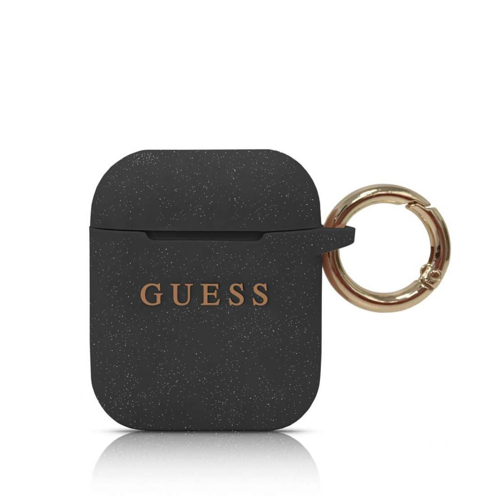 Чехол для наушников Guess - Silicone Case for AirPods 1/2 Black