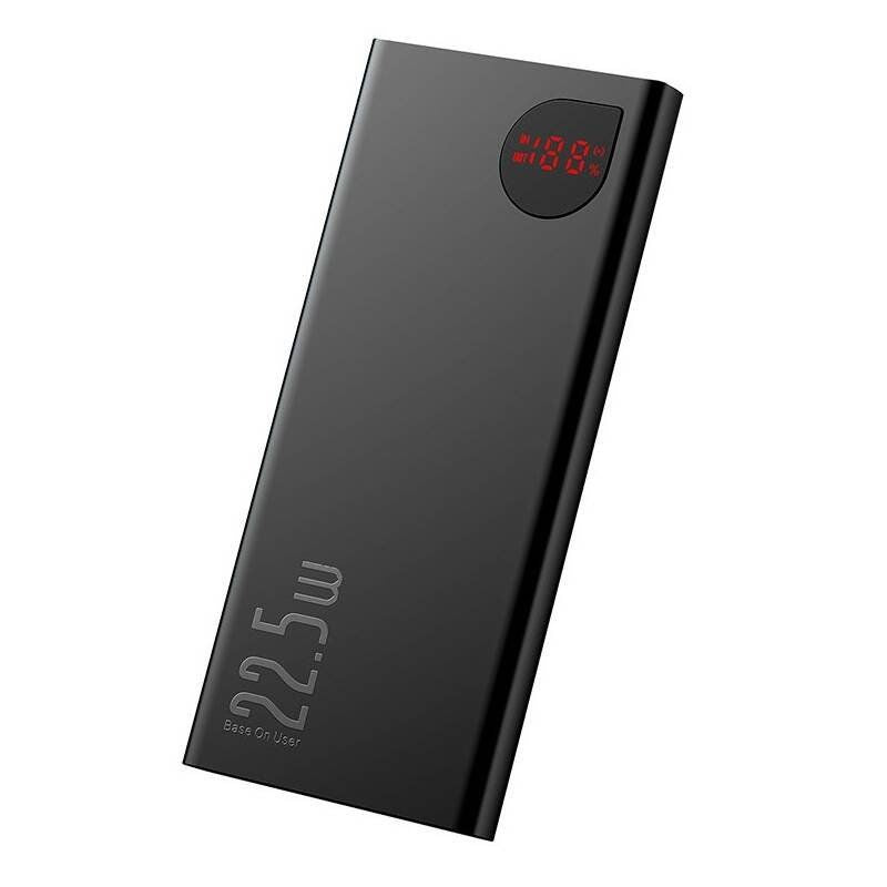 Väline aku Baseus - Baseus PPAD070001 Adaman 22.5W Quick Charge Powerbank 10000mAh Black