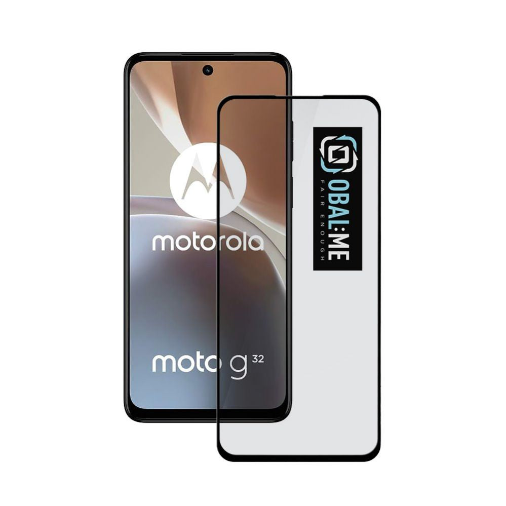 Kaitseklaasid -  OBAL:ME 5D Glass Screen Protector for Motorola G32 Black