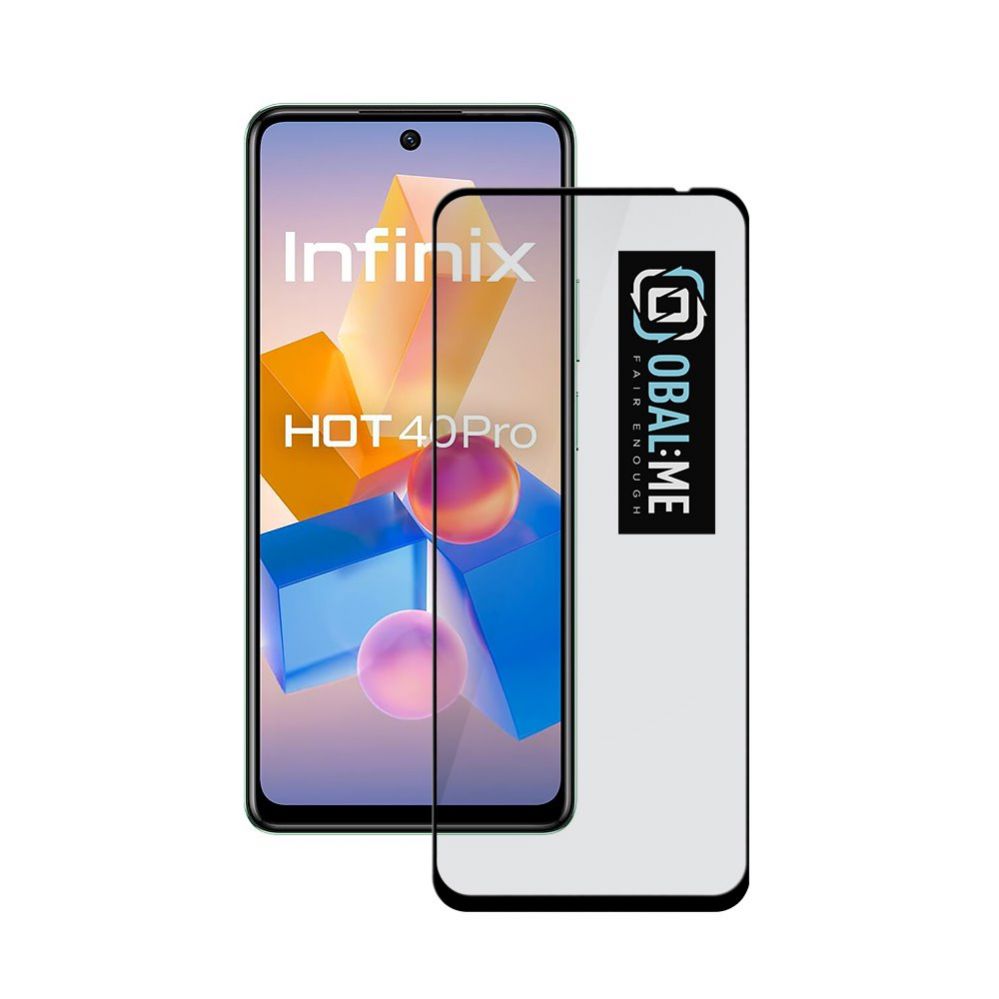 Защитное стекло -  OBAL:ME 5D Glass Screen Protector for Infinix Hot 40 Pro Black