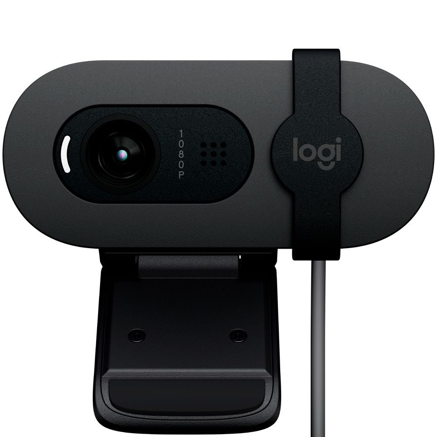 Webcam Logitech  LOGITECH Brio 100 Full HD Webcam - GRAPHITE - USB