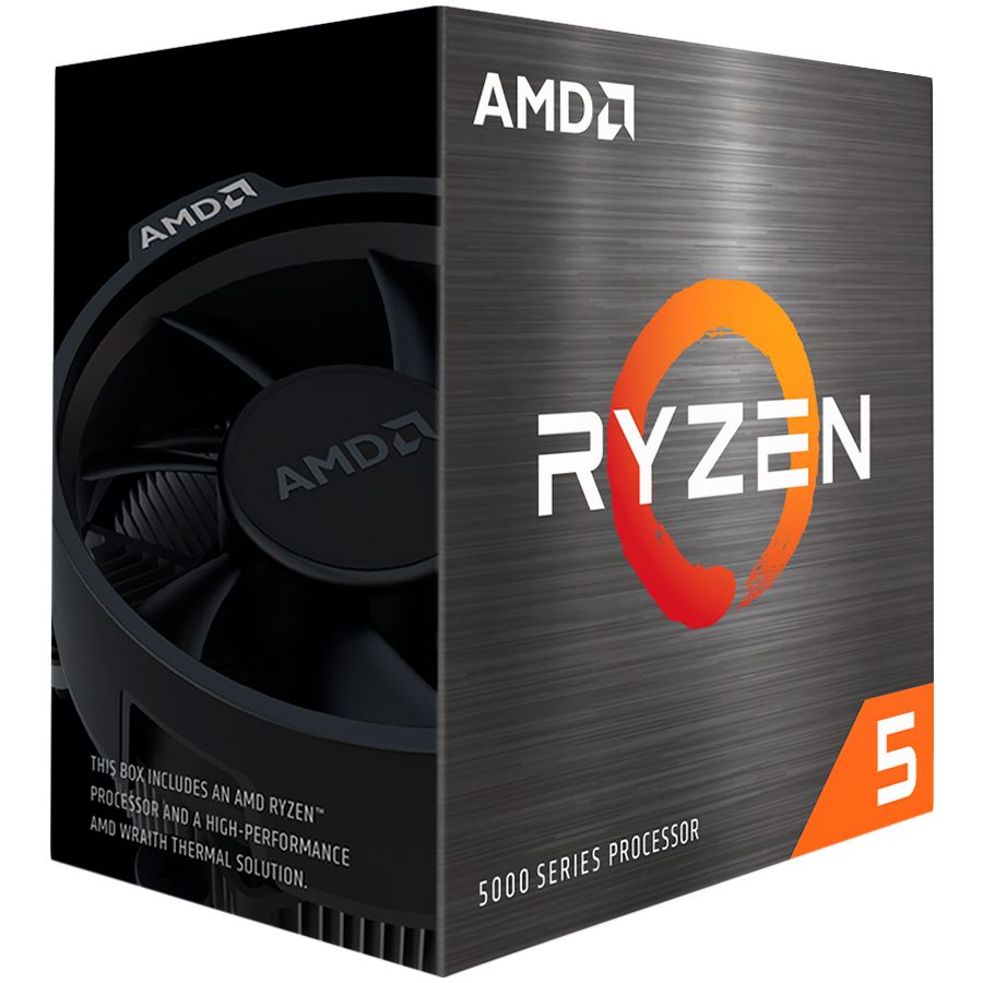Процессор AMD  AMD CPU Desktop Ryzen 5 6C/12T 5600 (3.6/4.2GHz Boost,36MB,65W,AM4) Box