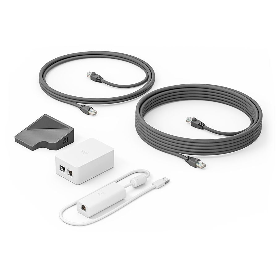 Veebikaamera Logitech  LOGITECH PoE Injector with plug set - OFF WHITE - OTHER - WW - POE INJECTOR W/ PLUG SET