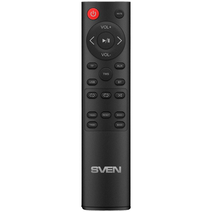 Bluetooth speakers Sven  Speaker SVEN HA-950, black, MDF, PU leather (60W, Bluetooth, USB, Micro SD, Remote)