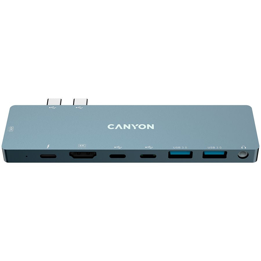 Üleminek Canyon  CANYON hub DS-8 8in1 Thunderbolt 4k Space Grey