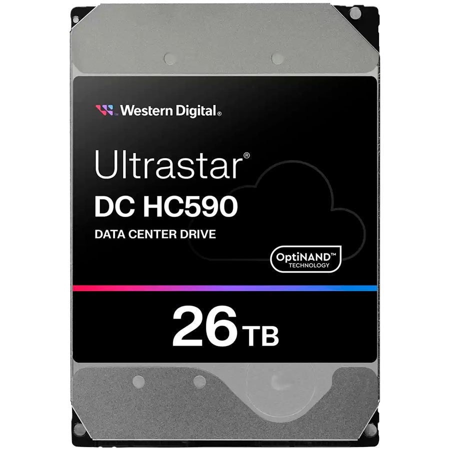 Hard drive HDD Western Digital  HDD Server WD/HGST ULTRASTAR DC HC590 (3.5’’, 26TB, 512MB, 7200RPM, SATA 6Gb/s, 512E SE NP3) SKU: 0F65672