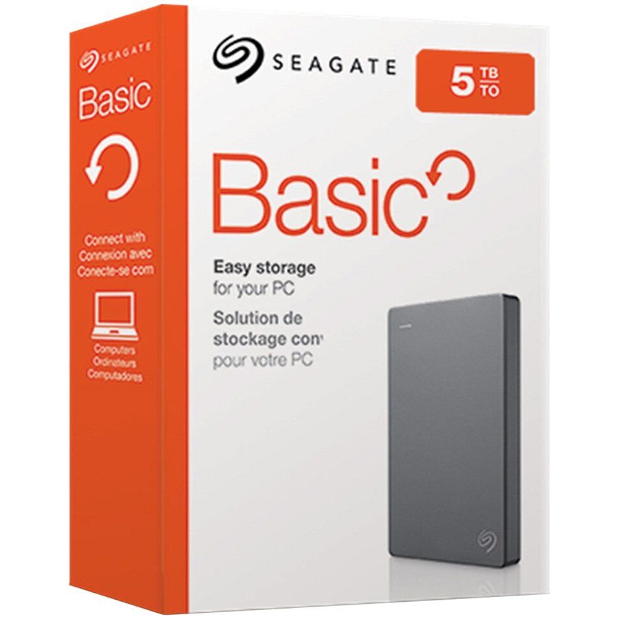 Hard drive HDD SeaGate  SEAGATE HDD External Basic (2.5'/5TB/USB 3.0)