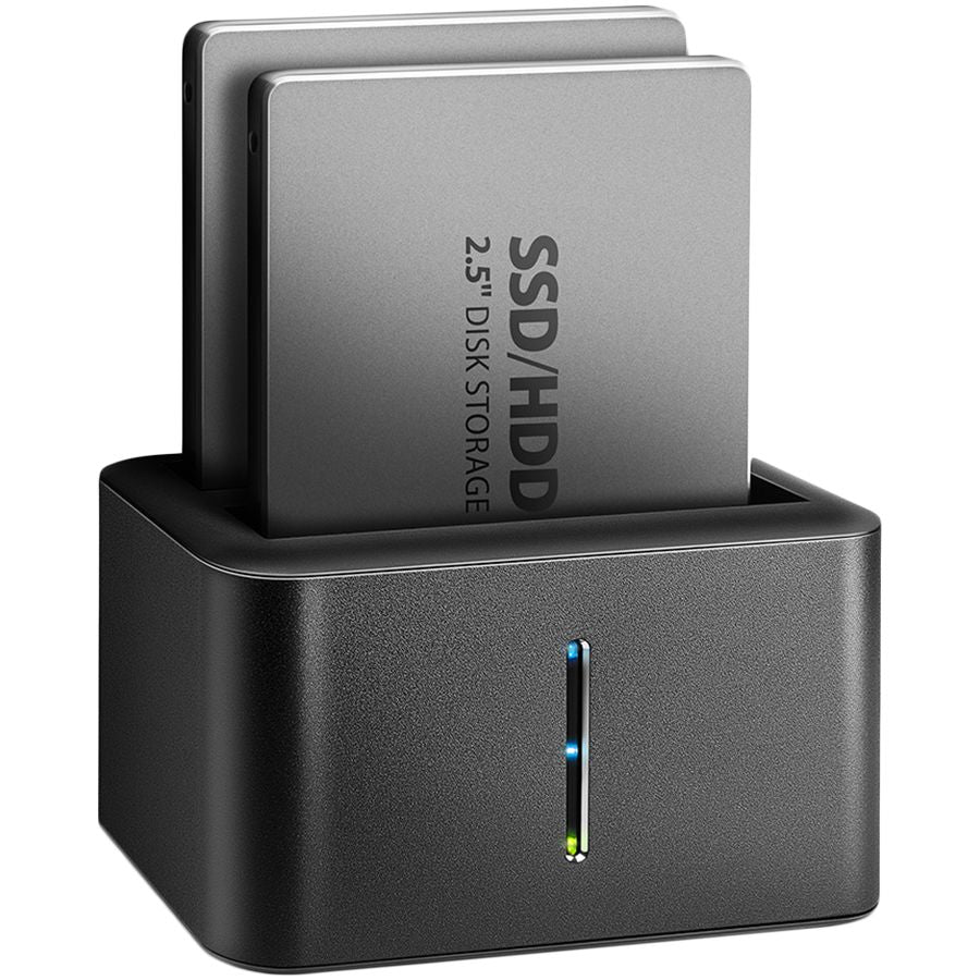 Kõvaketas HDD Axagon  AXAGON ADSA-D25 USB 3.2 Gen 1 - 2x SATA 6G 2.5" SSD/HDD CLONE DUAL MINI dock