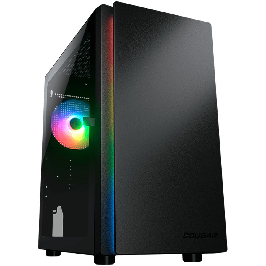 Arvuti korpus COUGAR GAMING  COUGAR PURITY RGB PC Case, Mini Tower, Black