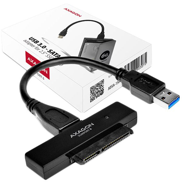 Muu arvutitarvik Axagon  AXAGON ADSA-1S USB2.0 - SATA HDD External Adapter Incl. 2.5" Case