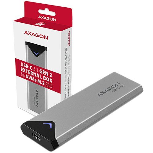 Other Computer Accessory Axagon  AXAGON EEM2-UG2 USB-C 3.1 Gen 2 - M.2 NVMe SSD 42-80mm box