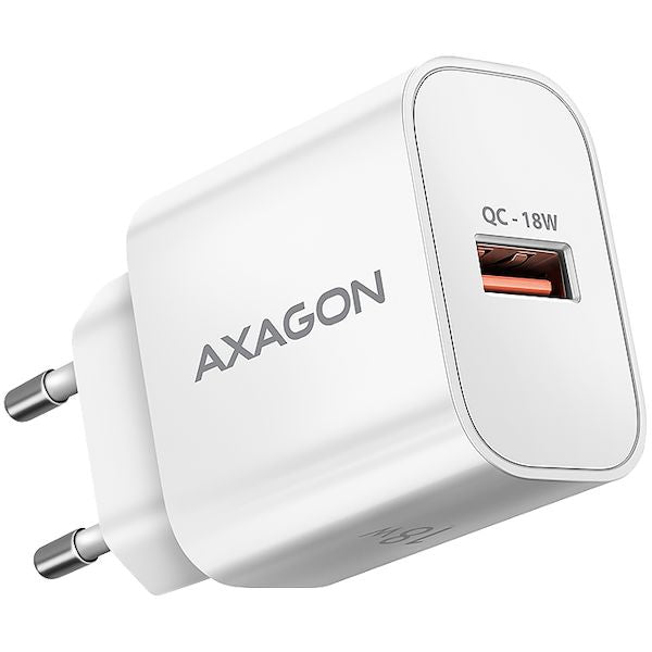Adapter Axagon  AXAGON ACU-QC18W wall charger 1x QC3.0/AFC/FCP/SMART, 18W, white