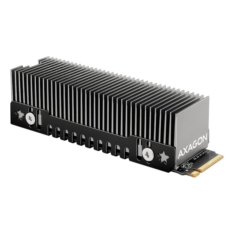 Jahutid Axagon  AXAGON CLR-M2XT passive - M.2 SSD, 80mm SSD, ALU body, silicone thermal pads, height 20mm