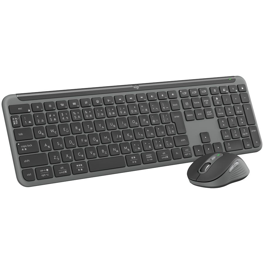 Компьютерная клавиатура Logitech  LOGITECH Signature Slim Combo MK950 for Business - GRAPHITE - US INT'L - 2.4GHZ/BT - INTNL-973