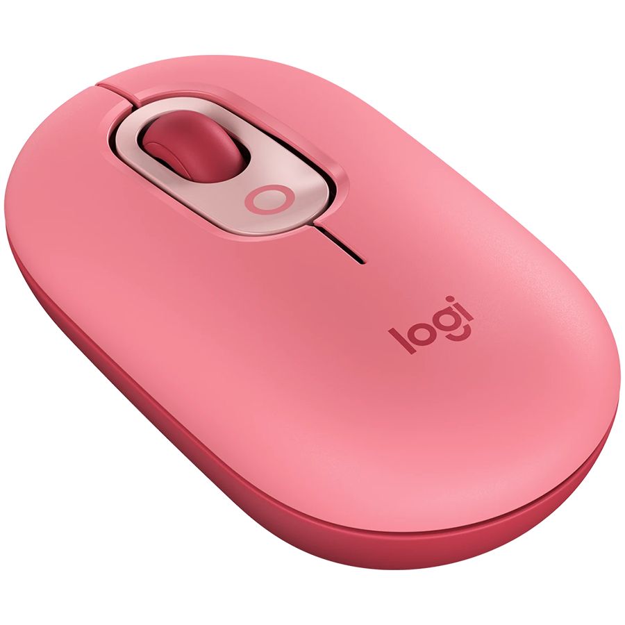 Computer mouse Logitech LOGITECH POP Mouse with emoji - ROSE - BT - EMEA28i-935 - FY25, TERRA