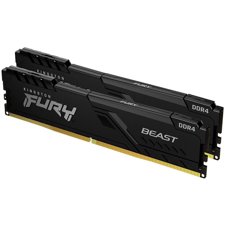RAM DDR4 Kingston  Kingston DRAM 32GB 3200MT/s DDR4 CL16 DIMM (Kit of 2) 1Gx8 FURY Beast Black