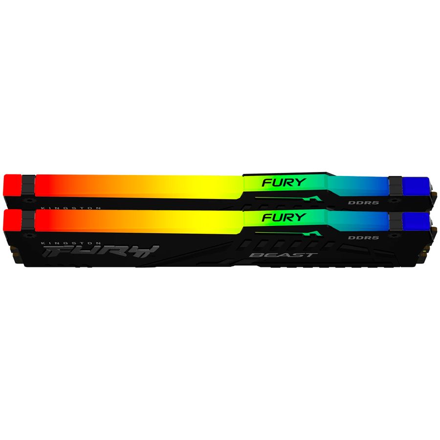 RAM DDR4 Kingston  Kingston DRAM 64GB 6000MT/s DDR5 CL36 DIMM (Kit of 2) FURY Beast RGB EXPO