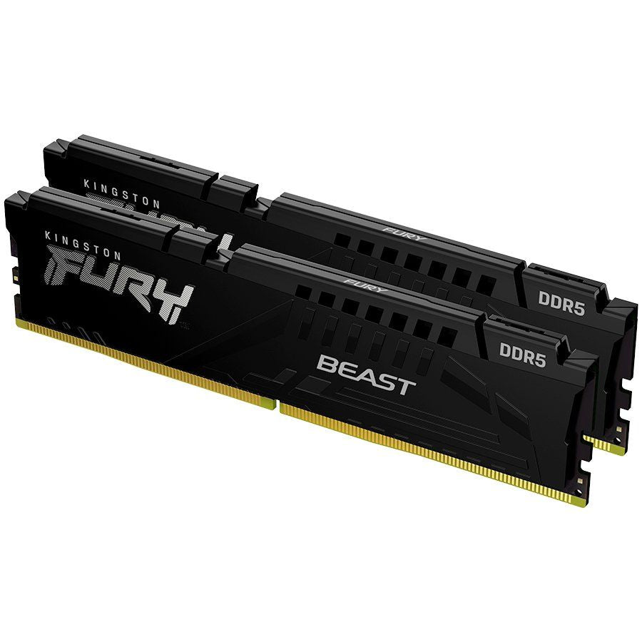 RAM DDR4 Kingston  Kingston DRAM 32GB 5600MT/s DDR5 CL36 DIMM (Kit of 2) FURY Beast Black EXPO