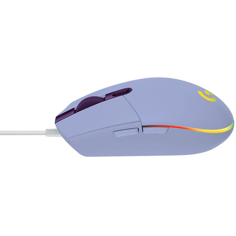 Computer mouse Logitech LOGITECH G102 LIGHTSYNC Corded Gaming Mouse - LILAC - USB - EER