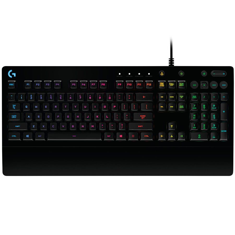 Computer keyboard Logitech  LOGITECH G213 Prodigy Corded RGB Gaming Keyboard - BLACK - US INT'L - USB