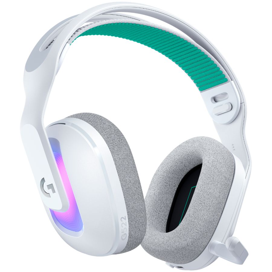 Headphone with microphone Logitech  LOGITECH G522 LIGHTSPEED Wireless Gaming Headset - WHITE - EMEA28i-935 - 2.4GHZ