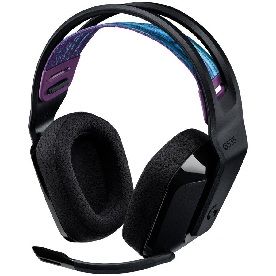 Headphone with microphone Logitech  LOGITECH G535 LIGHTSPEED Wireless Gaming Headset - BLACK