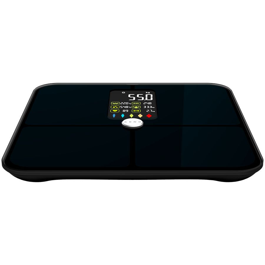 Muud väikesed kodumasinad AENO  AENO Smart Body scales BS2S, 16 body metrics, up to 180kg, colorful display
