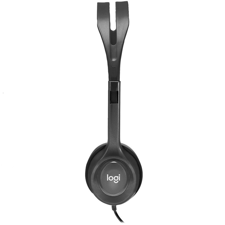 Kõrvaklapid mikrofoniga Logitech  LOGITECH H111 Corded Stereo Headset - BLACK - 3.5 MM