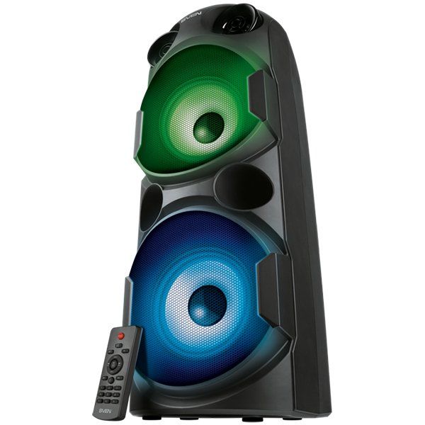 Беспроводная колонка Sven  SVEN PS-750 2x40W; LED display; TWS; FM radio; AUX; USB/SD-card support;Lighting; Microphone input (karaoke); Remote Control; Built-in equalizer